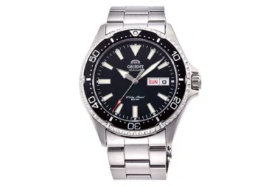 Pre-owned Orient Ra-aa0001b Men's Black Dial Stainless Steel Automatic Analog Watch
