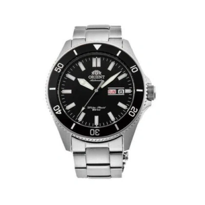 Pre-owned Orient Ra-aa0008b19a Men's Kano Stainless Steel Black Dial Automatic Dive Watch