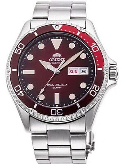 Pre-owned Orient Ra-aa0814r19b Mako Kamasu Automatic Mens Watch 42mm 20atm