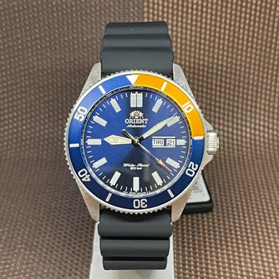 Pre-owned Orient Ra-aa0916l19b Kanno Mechanical Sports Blue Automatic Analog Men's Watch