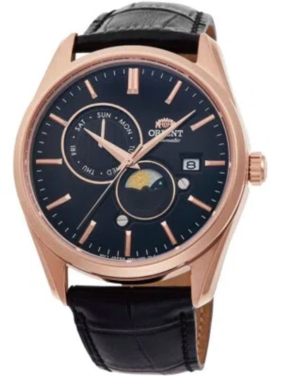 Pre-owned Orient Ra-ak0309b10b Moon Phase Automatic Mens Watch 42mm 5atm