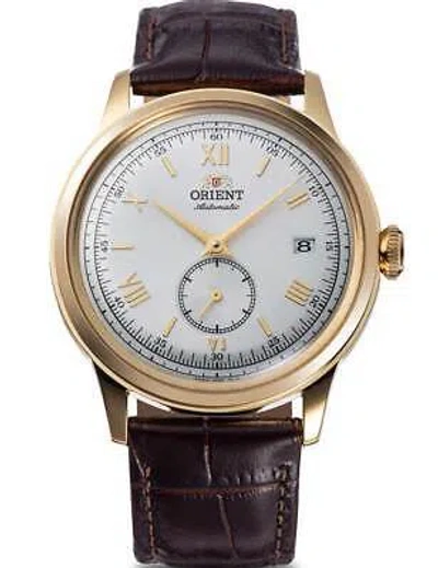 Pre-owned Orient Ra-ap0106s30b Mens Watch Bambino Small Second 38,5 Mm