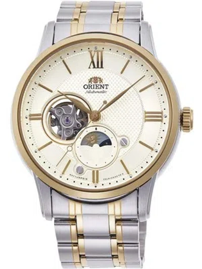 Pre-owned Orient Ra-as0007s10b Classic Moonphase 42mm 5atm