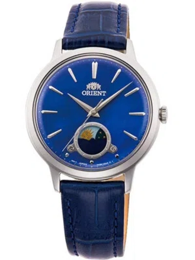 Pre-owned Orient Ra-kb0004a10b Ladies Watch Moonphase 34mm 3atm