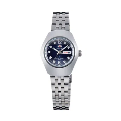 Pre-owned Orient Rare  Tristar Women Mechanical Watch Nq22004d Blue Dial Made In Japan