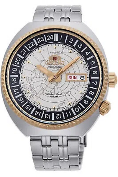 Pre-owned Orient Revival Watch - World Map Ra-aa0e01s19b