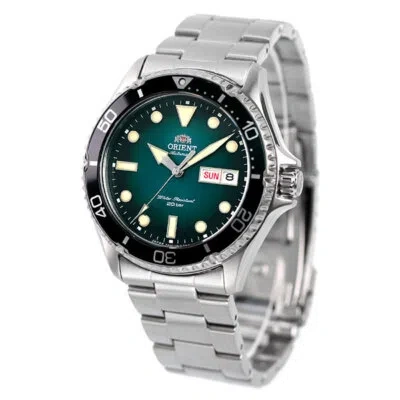 Pre-owned Orient Sports Rn-aa0811e Blue Automatic Mechanical Diver 200m Men Watch Japan