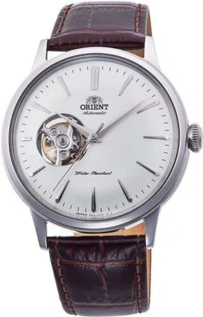 Pre-owned Orient Rn-ag0005s Standard Mechanical Semi Skeleton 100% Genuine