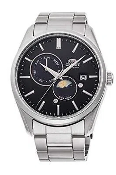 Pre-owned Orient Rn-ak0302b Sun & Moon 22 Jewels Automatic Mechanical Men's Watch Genuine