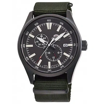 Pre-owned Orient Rn-ak0403n Black Sports Mechanical Automatic Men's Watch In Box