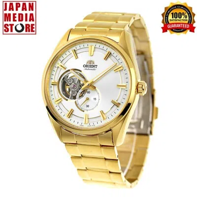 Pre-owned Orient Rn-ar0007s Gold Contemporary 24 Jewels Automatic Mechanical Men Watch