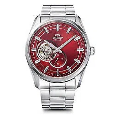 Pre-owned Orient Rn-ar0010r Red Contemporary 24 Jewels Automatic Men's Watch In Box