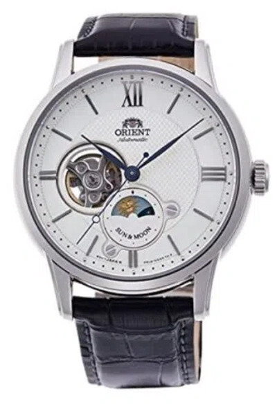 Pre-owned Orient Rn-as0003s Classic Sun & Moon Semi Skeleton Made In Japan