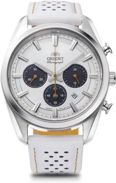 Pre-owned Orient Rn-tx0308s Contemporary Solar Powered Chronograph Japan Import