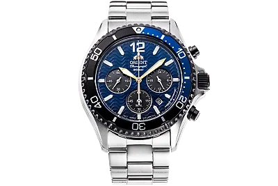 Pre-owned Orient Solar Quartz Chronograph Limited Edition Ra-tx0208l10b Ra-tx0208l