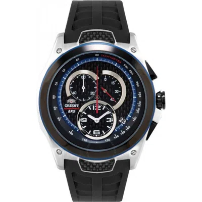 Orient Speedtech Ers Chronograph Quartz Black Dial Men's Watch Skt00002b