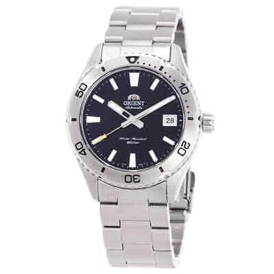Pre-owned Orient Sports Automatic Black Dial Men's Watch Ra-ac0q01b10b