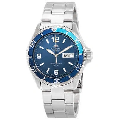 Pre-owned Orient Sports Automatic Blue Dial Men's Watch Ra-aa0818l19b