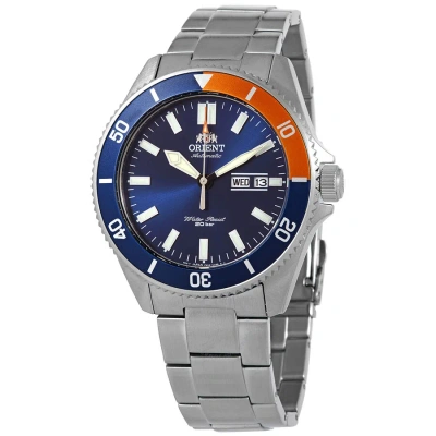 Orient Sports Automatic Blue Dial Men's Watch Ra-aa0913l In Metallic