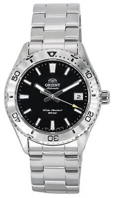 Pre-owned Orient Sports Automatic Diver's 200m Men's Watch Ra-ac0q01b10b Ra-ac0q01b30b