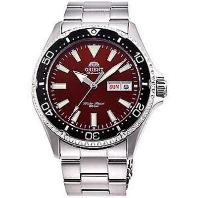 Pre-owned Orient Sports Diver Style Rn-aa0003r Red Men's Watch In Box