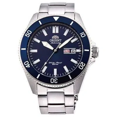 Pre-owned Orient Sports Diver Style Rn-aa0007l Navy Men's Watch 2018 In Box