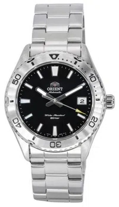 Pre-owned Orient Sports Mako Black Dial Automatic Ra-ac0q01b10b Ra-ac0q01b30b Mens Watch