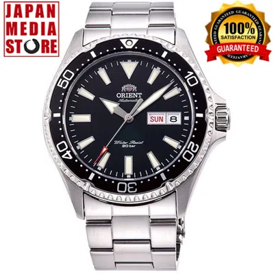 Pre-owned Orient Sports Rn-aa0001b Black Dial Automatic Mechanical Diver Men Watch Box