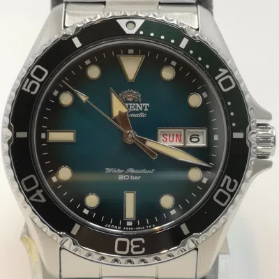 Pre-owned Orient Sports Rn-aa0811e Blue Mechanical Automatic Men's Watch In Box