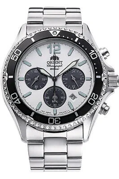 Pre-owned Orient Sports Watch - Mako Solar Chrono Ra-tx0203s10b