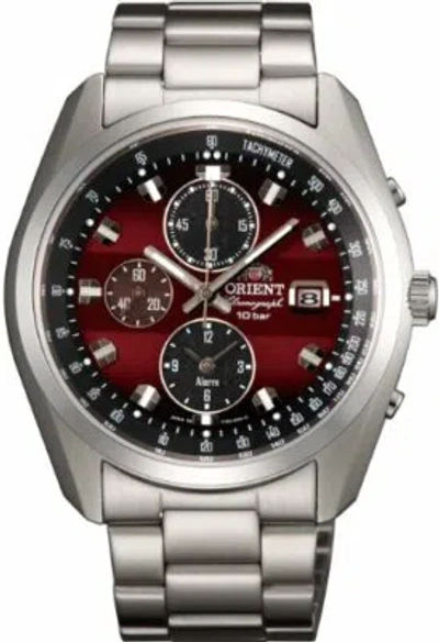 Pre-owned Orient Sporty Neo Seventies Horizon Solar Chronograph Wv0031ty Mens