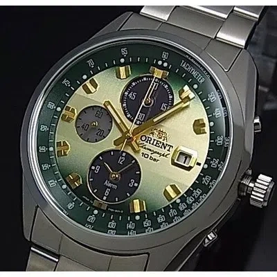 Pre-owned Orient Sporty Neo Seventies Horizon Wv0021ty Chronograph Men's Watch In Box