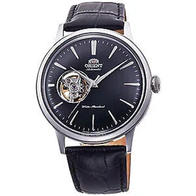 Pre-owned Orient Standard Rn-ag0007b Black Semi Skeleton Mechanical Men's Watch In Box