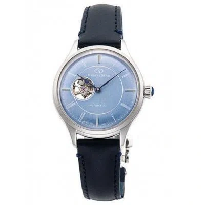 Pre-owned Orient Star [] Automatic Watch Classic Semi-skeleton Women's Rk-nd0012l Blue