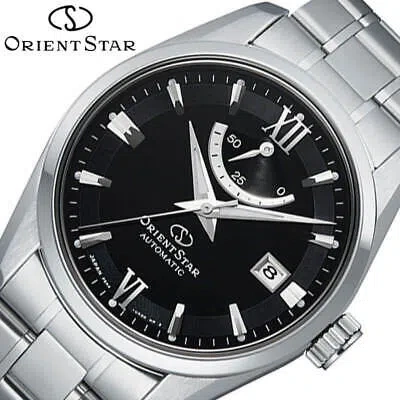 Pre-owned Orient Star Automatic Watch Rk-au0004b Power Reserve Sapphire Crystal Black