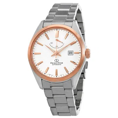 Orient Star Automatic White Dial Basic Date Men's Watch Re-au0401s In Metallic