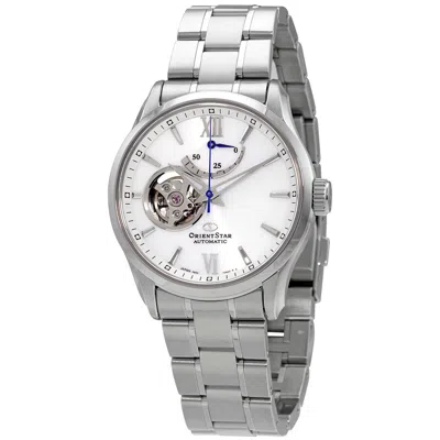 Orient Star Automatic White Dial Men's Watch Re-at0003s00b In Metallic
