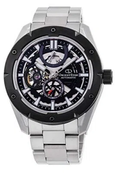 Pre-owned Orient Star Avant-garde Skeleton Rk-av0a01b Automatic Men's Watch Stainlesssteel