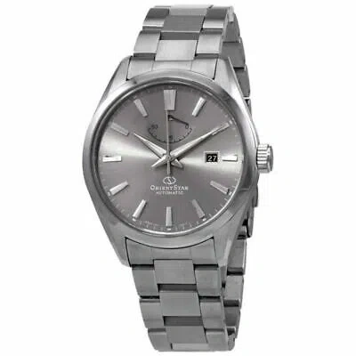 Pre-owned Orient Star Basic Date Japan Made Silver Dial Automatic Re-au0404n00b Mens Watch