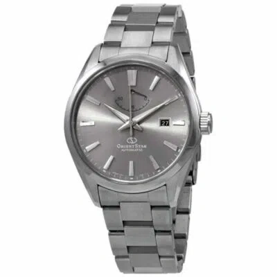 Pre-owned Orient Star Basic Date Japan Made Silver Dial Automatic Re-au0404n00b Mens Watch