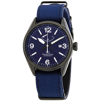 Orient Star Blue Dial Blue Nylon Men's Watch Re-au0207l00b