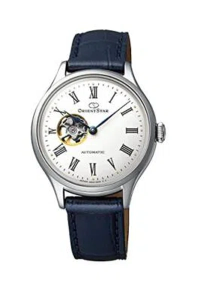 Pre-owned Orient Star Classic Semi Skeleton Rk-nd0005s Women's Watch Leather Band
