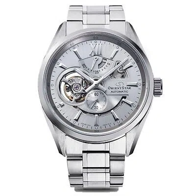 Pre-owned Orient Star Contemporary Rk-av0125s Mechanical Automatic Watch All Silver 41mm