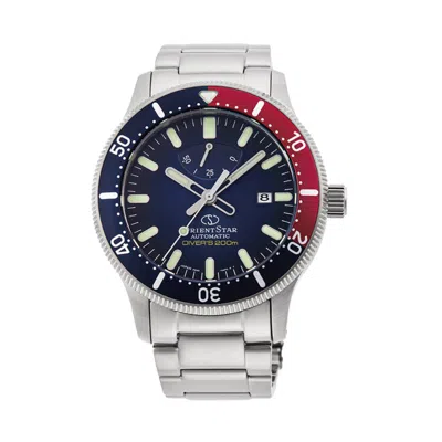 Pre-owned Orient Star Pepsi Diver Automatic Au0306l Blue Dial Made In Japan