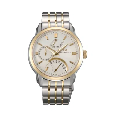 Pre-owned Orient Star Retrograde Power Reserve White Dial Sapphire De00001w Made In Japan