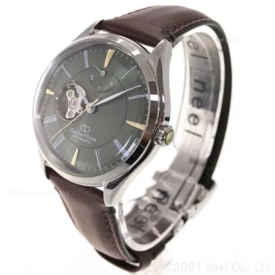 Pre-owned Orient Star Rk-at0202e Green Automatic See-through Back Men's Watch In Box