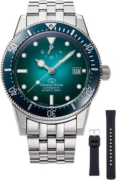 Pre-owned Orient Star Rk-au0602e Automatic Mechanical Diver 1964 2nd Edition Watch Japan