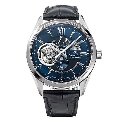 Pre-owned Orient Star Rk-av0006l Skeleton Japan Mechanical 24 Jewels Automatic Men Watch