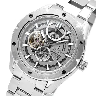 Pre-owned Orient Star Rk-av0a02s Avant-garde Skeleton Mechanical Automatic Watch 42.6mm