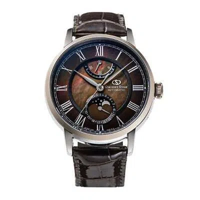 Pre-owned Orient Star Rk-ay0120a Brown Mechanical Automatic Men's Watch In Box